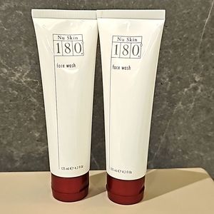2 bottles of brand new sealed Nuskin 180 face wash